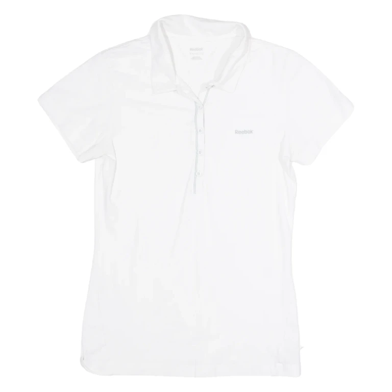 REEBOK Womens Polo Shirt White M