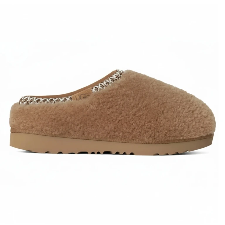 Kids Tasman Maxi Curly Slipper Chestnut Slippers