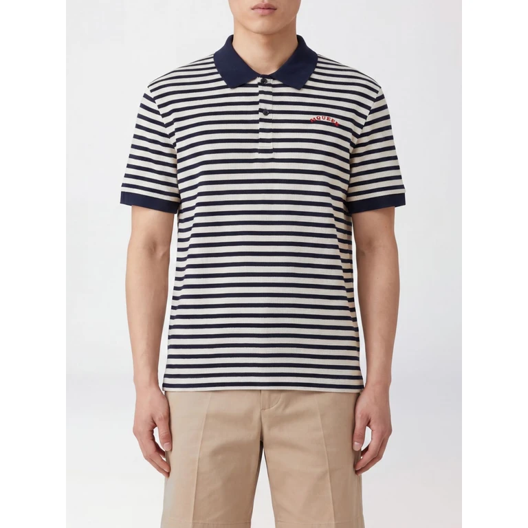 MCQUEEN Polo Shirt Men color White (852208QXACK9256)