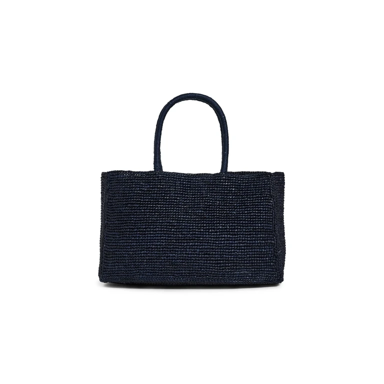 LIÉ STUDIO The Charlotte Raffia Bag Navy One Size