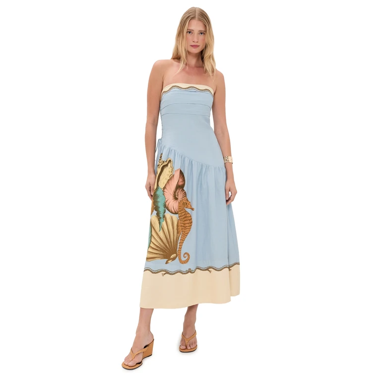 Rio Souvenir Mixed Scarf Maxi Dress Rio Souvenir Mixed Scarf Multi L