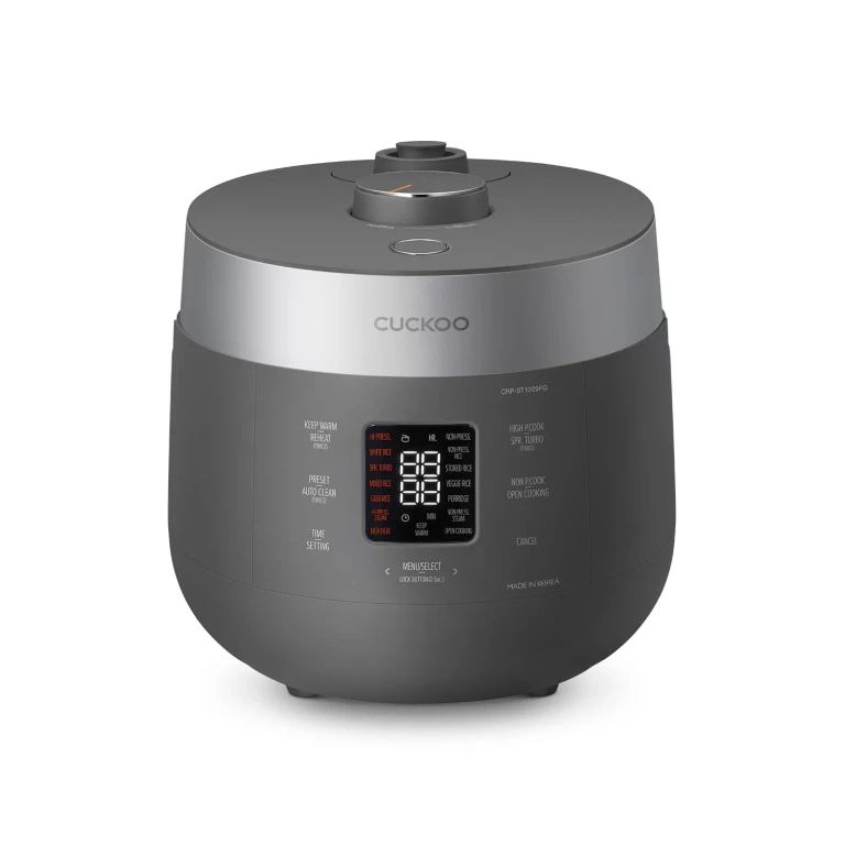 CRP-ST1009FG 10-Cup Twin Pressure Rice Cooker & Warmer with Nonstick Pot, 16 Menu Modes