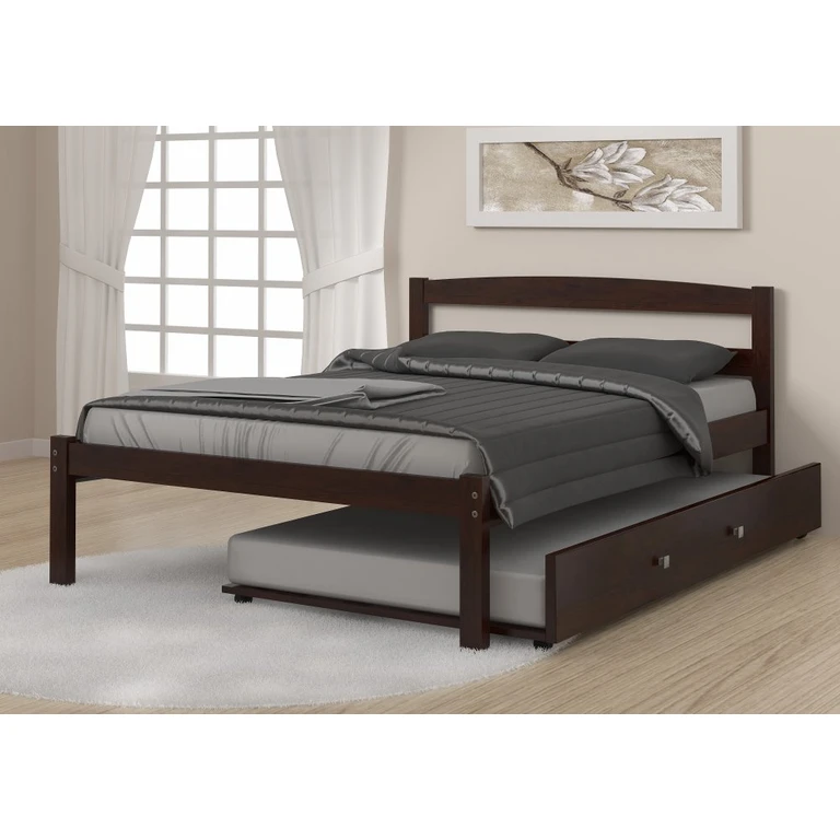 Sierra Dark Cappuccino Full Bed with Trundle