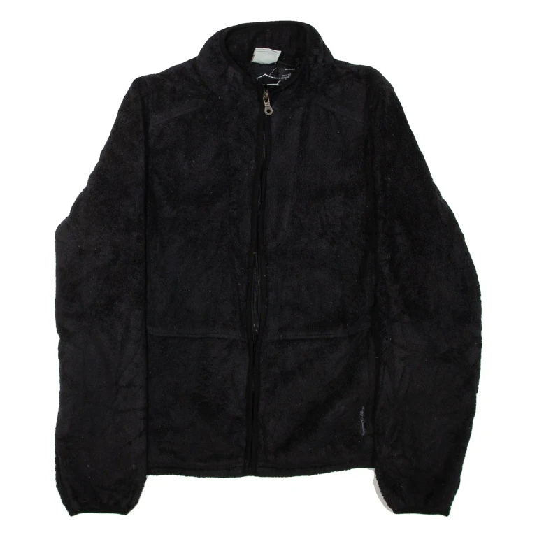 Womens Fleece Black High Neck L