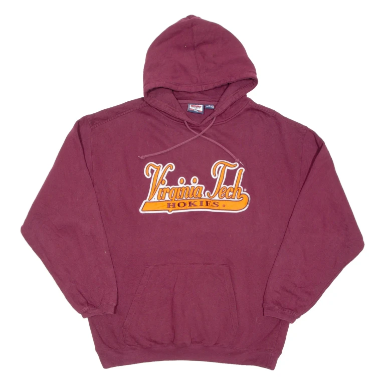 VARSITY ATHLETICS Mens Maroon Hoodie USA XL