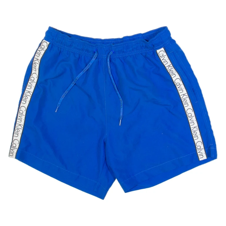 CALVIN KLEIN Mesh Lined Mens Swimming Shorts Blue S W28
