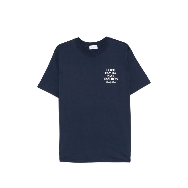 Family First Short-sleeve Lettering T-shirt
