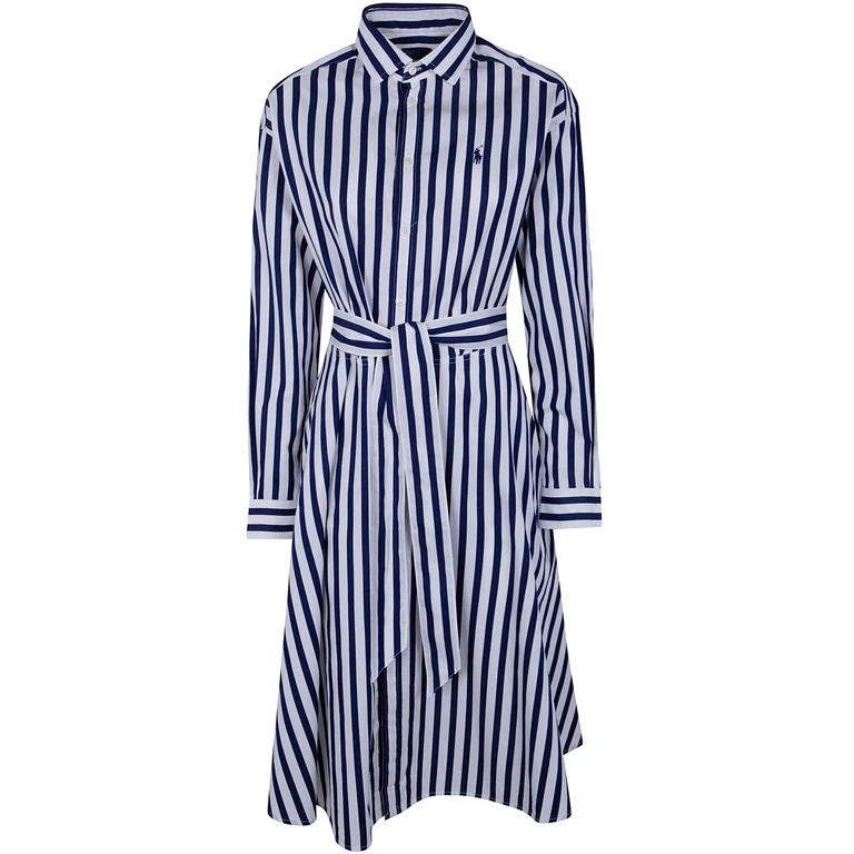 POLO RALPH LAUREN Long Sleeves Midi Day Dress (211891428)