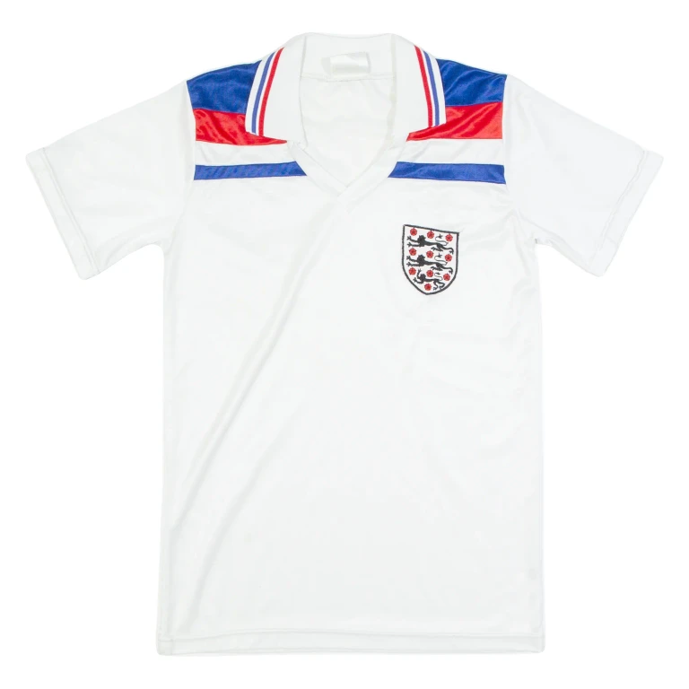 England Mens T-Shirt White Collared M