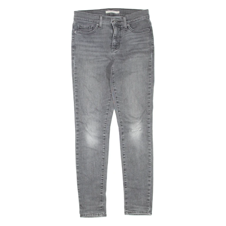 LEVI'S 311 Shaping Womens Jeans Grey Regular Skinny Stone Wash W26 L30