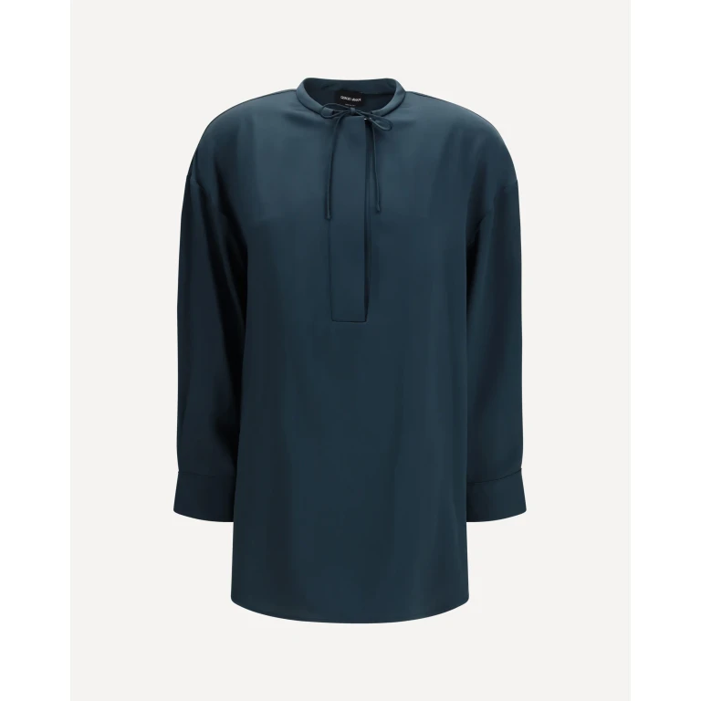 Giorgio Armani Lavallière-Bluse Damen 42