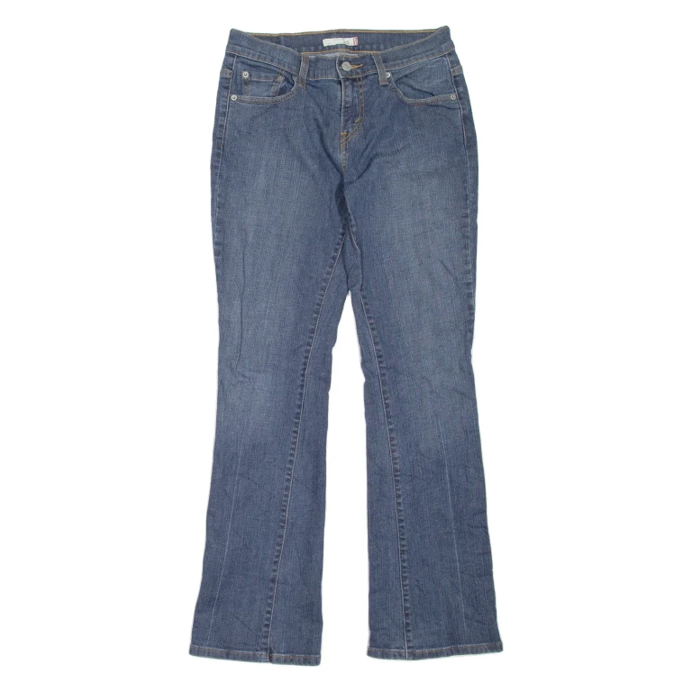 LEVI'S 515 Womens Jeans Blue Regular Bootcut Stone Wash W28 L31