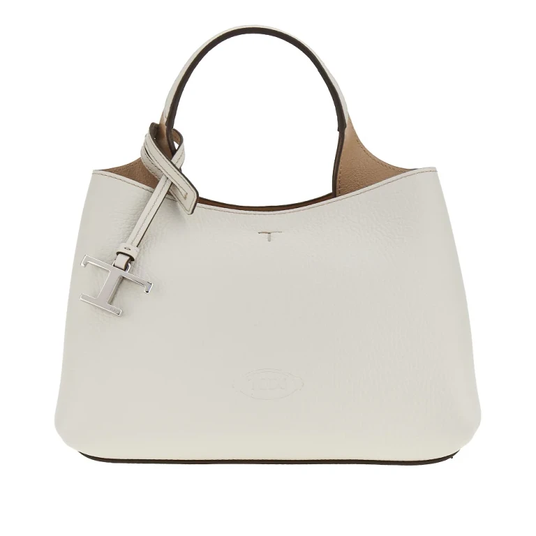 TODS Grained leather micro shopping bag Woman One Size