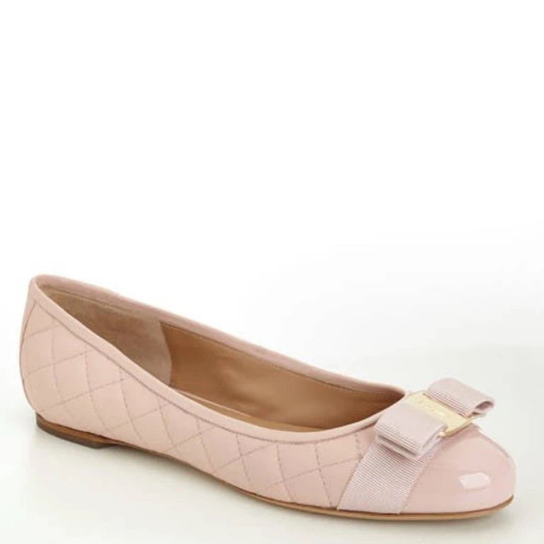 Varina Quilted Ballet Flats, Size 7 C