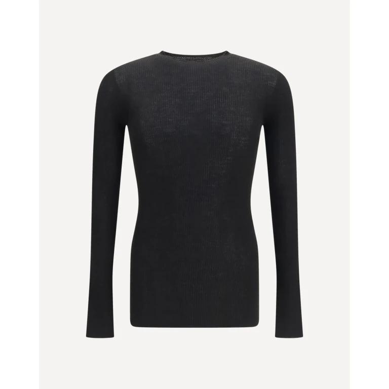 Slim ribbed long-sleeve Sweater Male S