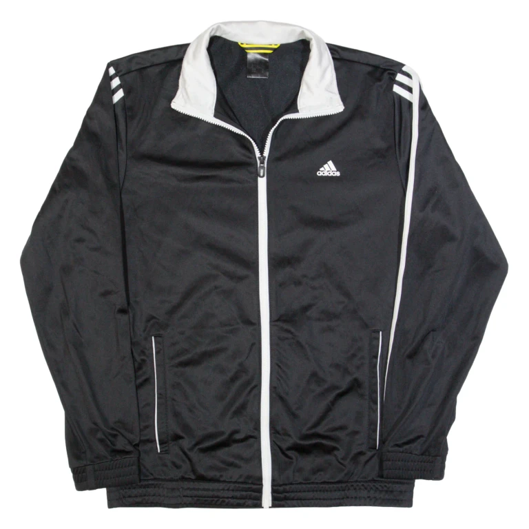 ADIDAS Mens Track Jacket Black M