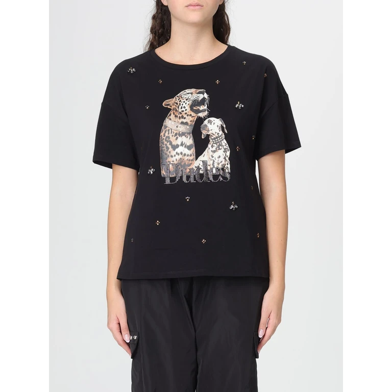 LIU JO T-Shirt Woman color Black (WA6331JS904P9327)