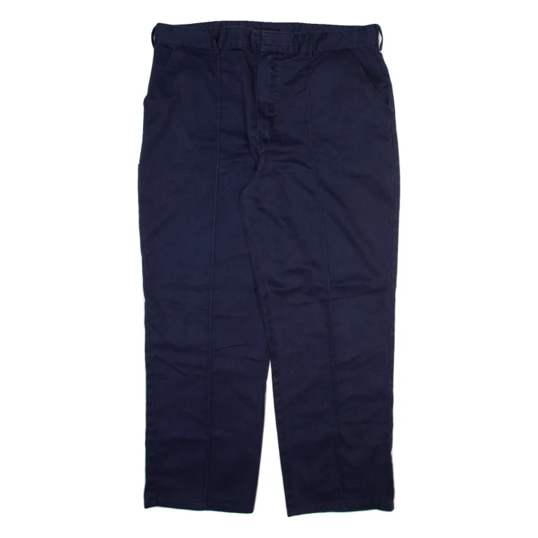 DICKIES Mens Trousers Blue Regular Straight W38 L29