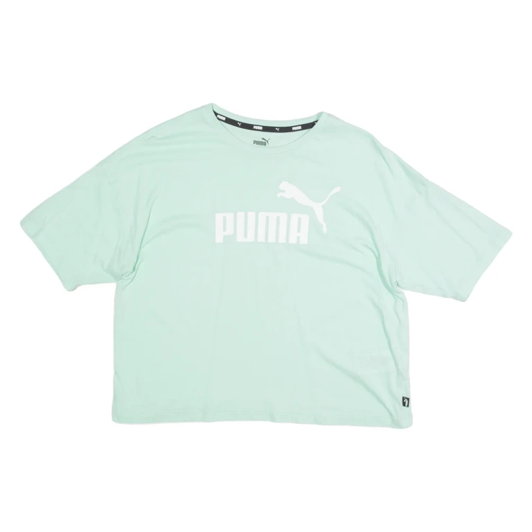 PUMA Mens T-Shirt Green S (VV1-271124-6038)