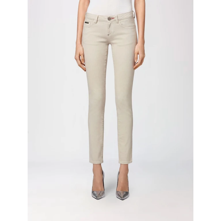 Mid-Rise Skinny Stretch Denim Jeans (FAACWDT1685PDE004N06BT)