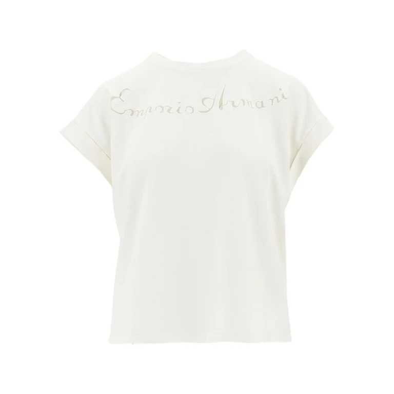 Emporio Armani Dames Zwem-T-shirt met logo