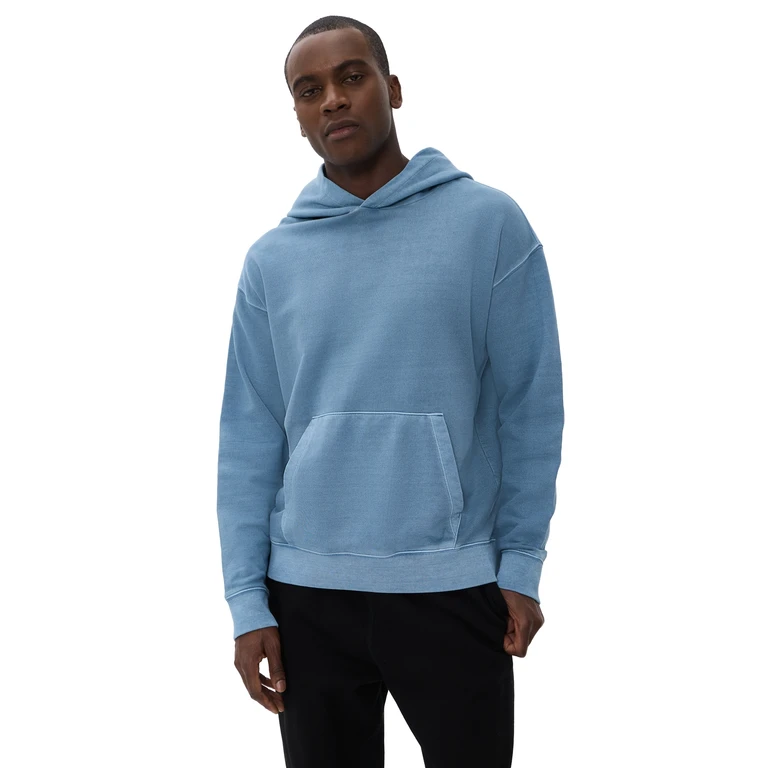 Beach Washed Terry Hoodie Washed Vintage White L