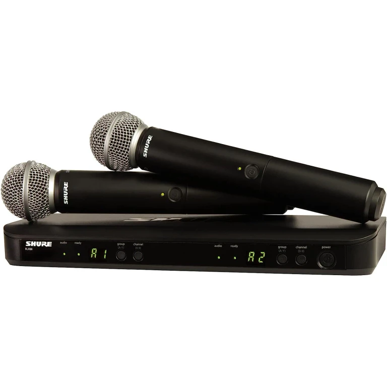 BLX288/SM58-H10 Dual-Channel Wireless Handheld Microphone System with SM58 Capsules