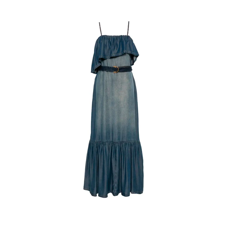 CHIARODILUNA Vestido Azul