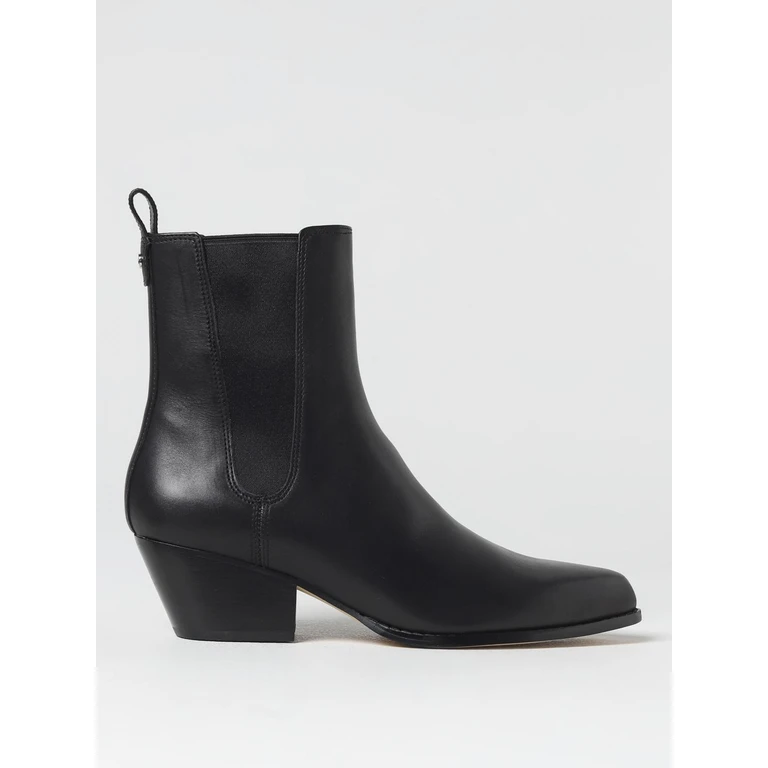 Kinlee leather ankle boots with monogram (40F3KNME5L001)