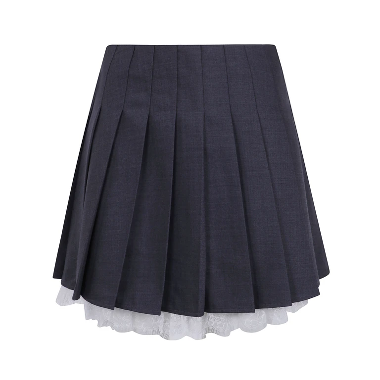 Gonna Pieghettata Mini "Pf26.006Sk Grey"