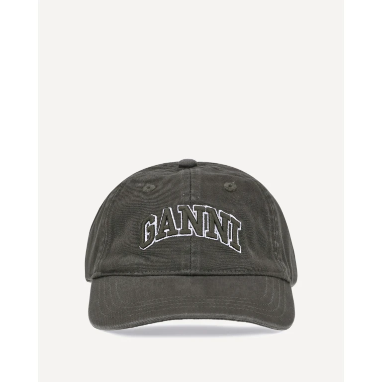 GANNI Logo Baseball Cap Female UNI