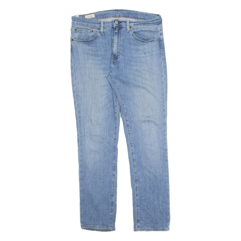 LEVI'S 511 BIG E Jeans Mens Blue Slim Straight Stone Wash W34 L32