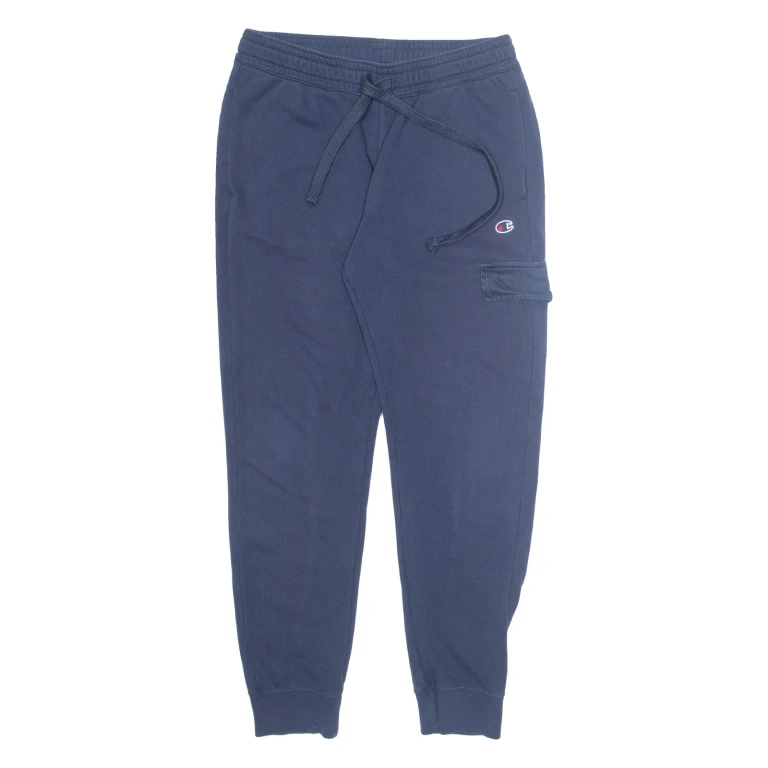 CHAMPION Mens Joggers Blue Tapered S W28 L28