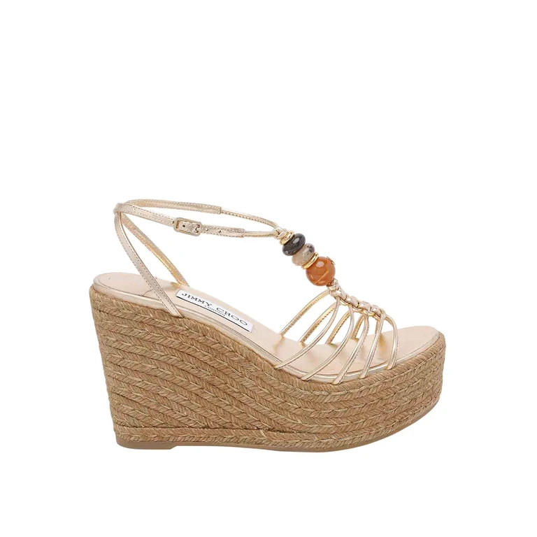 Espadrilles - Or (LEMIWEDGE100IPRGOLDMIX)