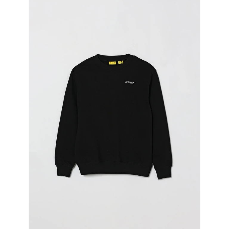 OFF-WHITE KIDS Sweater Kids color Black (OBBA001S26FLE008001)