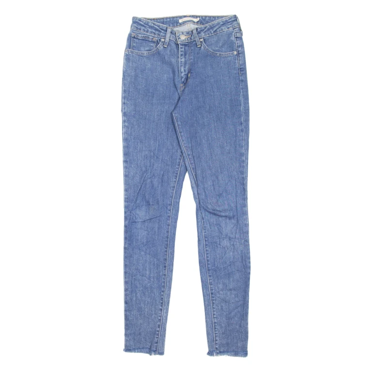 LEVI'S 721 High Rise Womens Jeans Blue Slim Skinny W27 L32