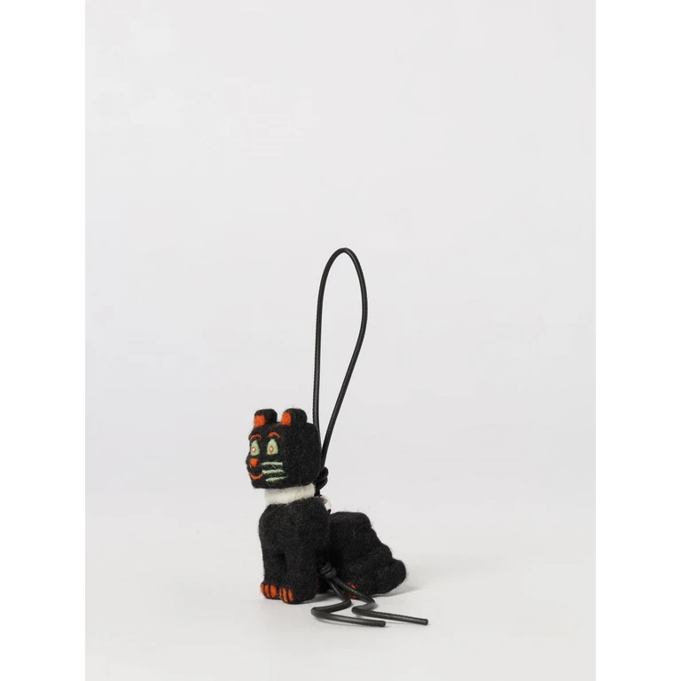 Futurist Cat Animal-Shaped Keychain in Wool Felt (C621232XPG1109)