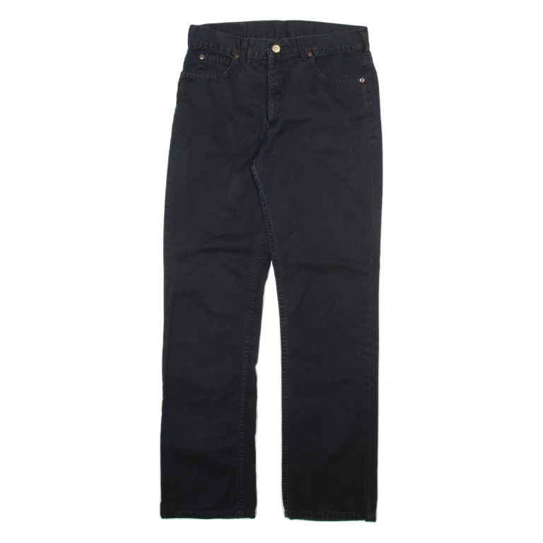 LEE Womens Trousers Black Regular Straight W30 L30