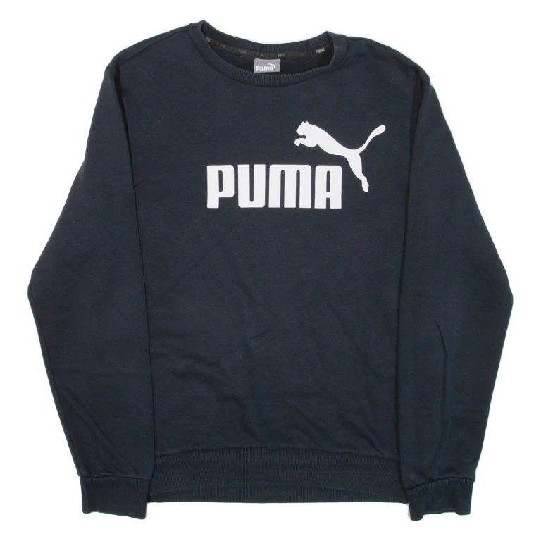 PUMA Mens Sweatshirt Blue S