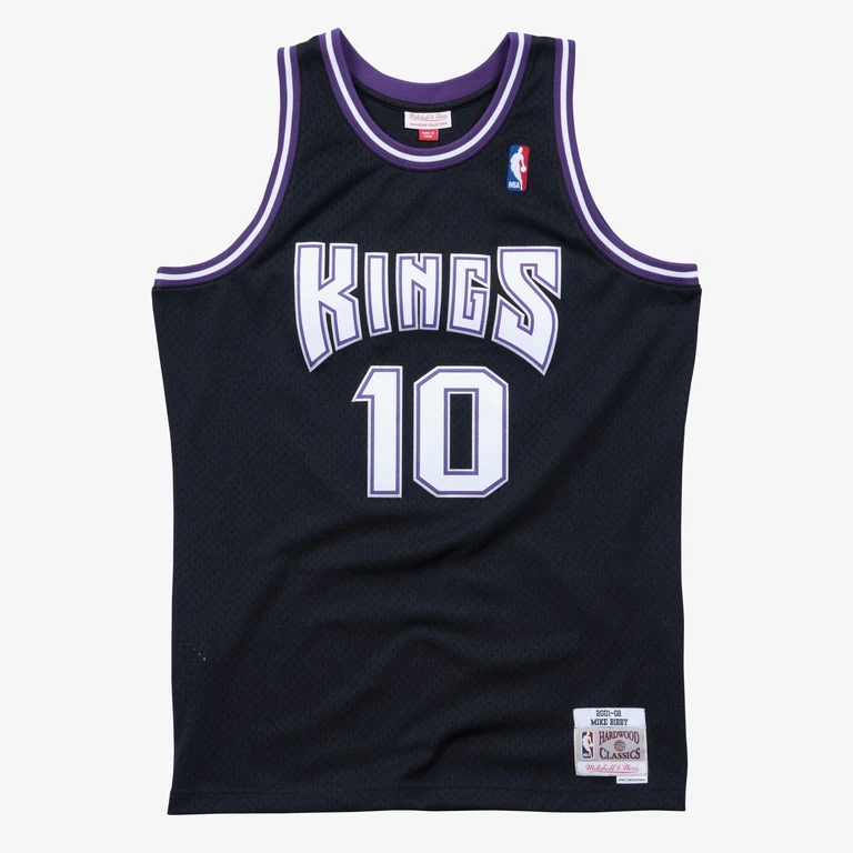 Men's NBA Swingman Road Jersey Kings 2001 Mike Bibby