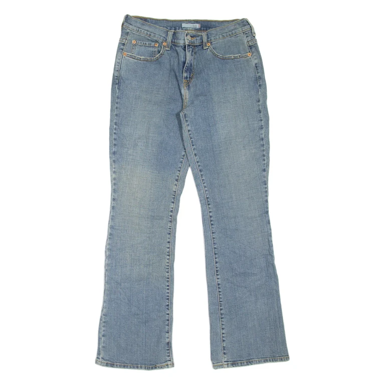 LEVI'S 515 Womens Jeans Blue Regular Bootcut Stone Wash W30 L31
