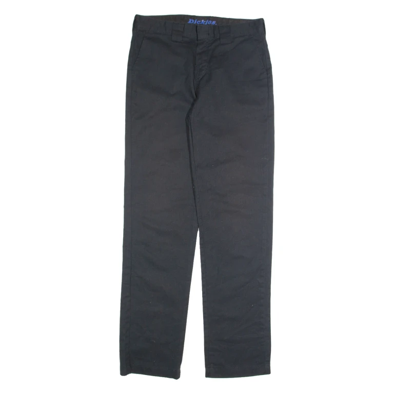DICKIES Chino Womens Trousers Black Regular Straight W28 L30