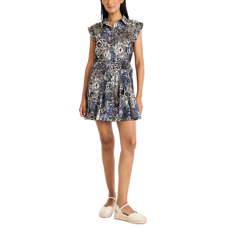 The Good Journey Belted Shirt Dress