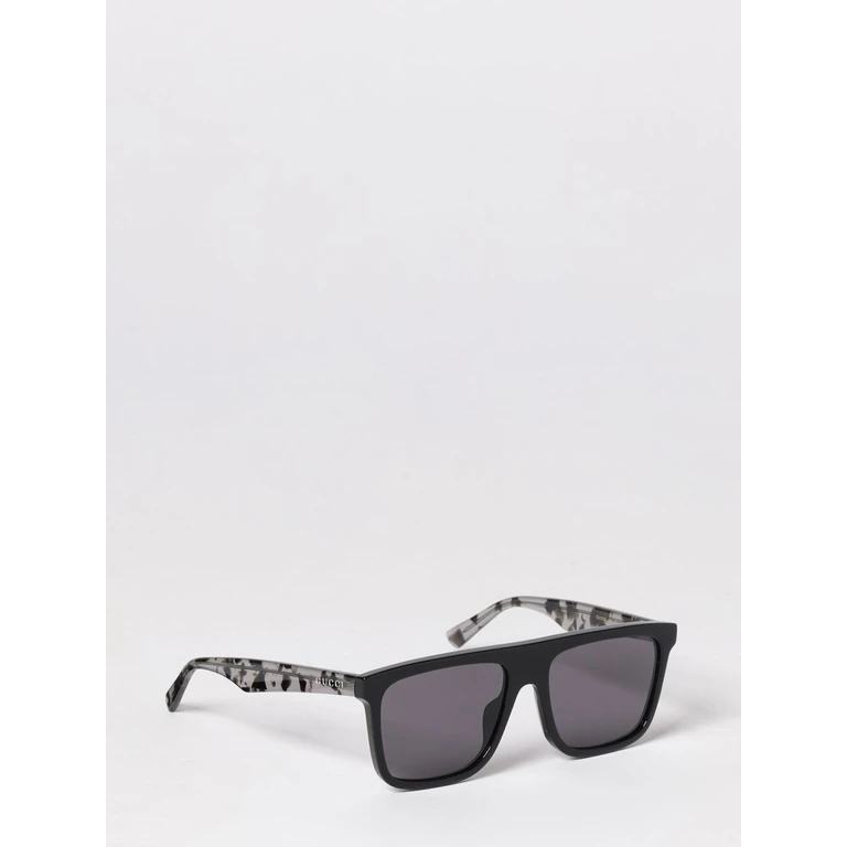 Rectangular Sunglasses in Recycled Acetate with Logo (GG2182S004)