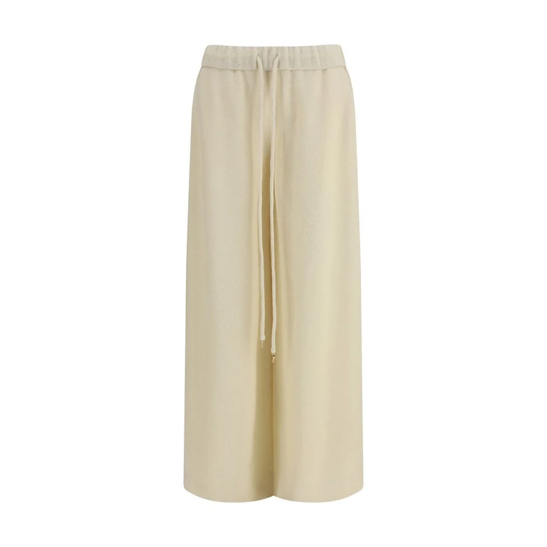 Gabriela Hearst Beige Alpaca Vicugna Pacos Casual Pants - Women