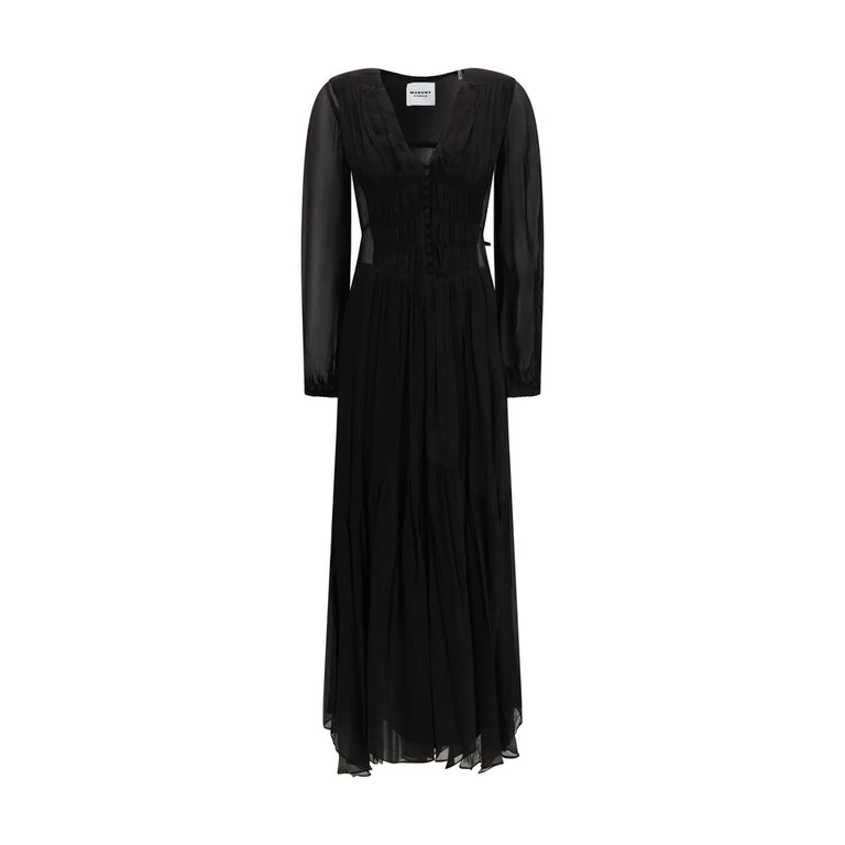Marant Etoile Black Viscose Casual Dress - Women