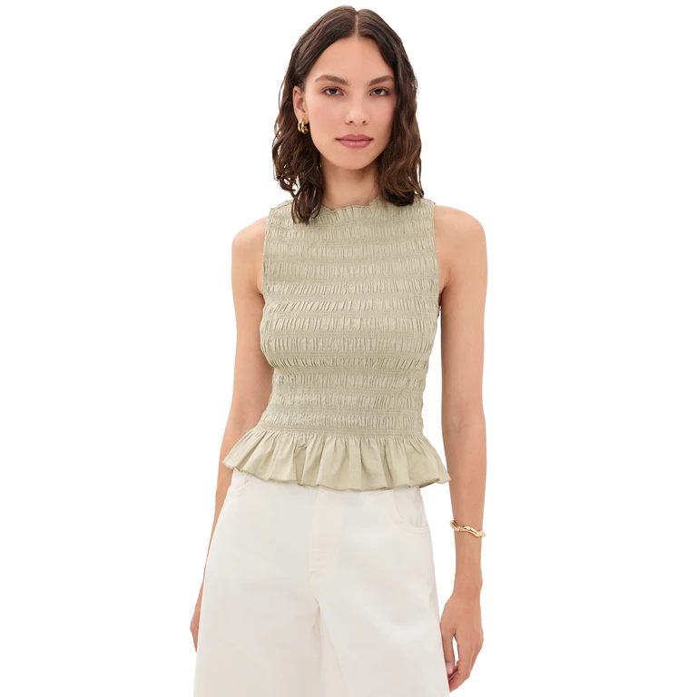 Pistola Phoebe Smocked Tank Mist XS