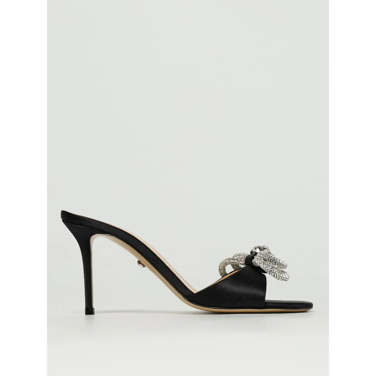 Heeled Sandal Woman color Black (R25S079085CRP600)