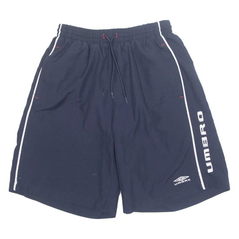 UMBRO Mesh Lined Mens Swimming Shorts Blue Relaxed L W28