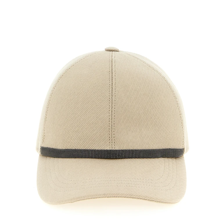 Brunello Cucinelli Beige Cotton Cap (baseball Hat) - Women
